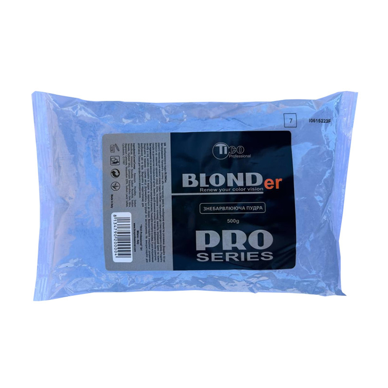 Пудра для освітлення волосся TICO Professional PRO Series BLONDer Bleaching Powder, 500 г (пакет)
